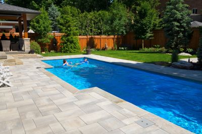Paver Pool Deck
